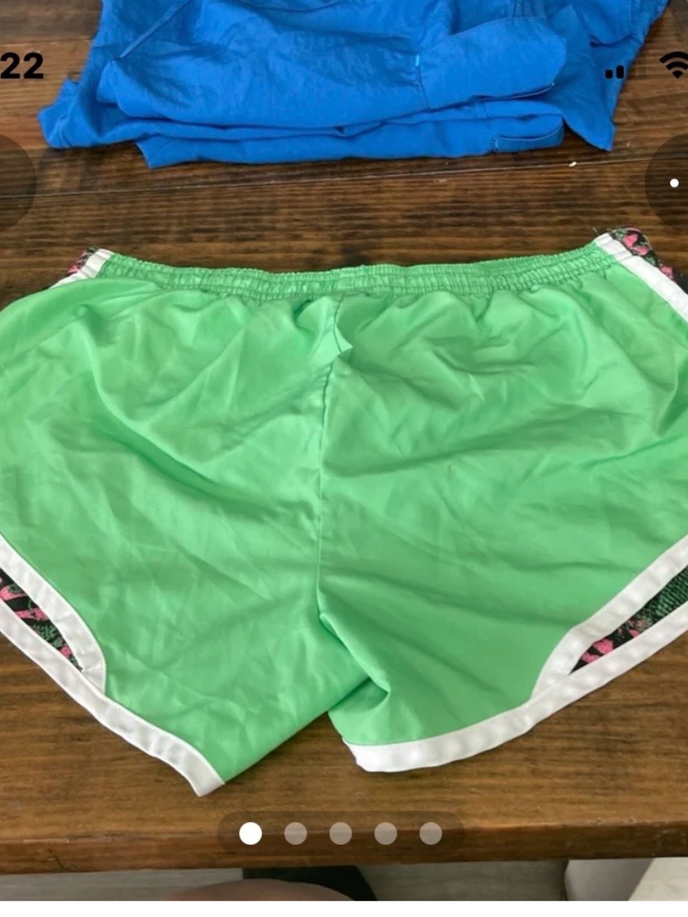 Bright Mint Green Athletic Shorts